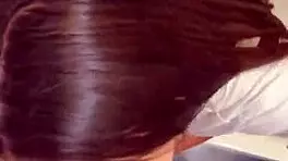 Quickie Bathroom Sex with Stunning Teen 18+ Brunette POV!