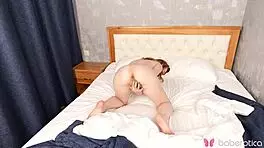 Solo Brunette Nika Teases With Shaved Pussy and Glass Dildo in 4K. Her Wet Erotic Moves Are Mesmerizing!