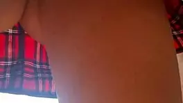 Spying Under Skirts Of Athletic Argentine Secretary Nataly!