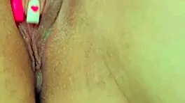 So, this young cutie is fingering her shaved pussy close-up for a luxury orgasm.