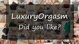 sexy maid with pink manicure skips chores for a steamy solo session.