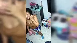 i fucked my lover while my husband worked, sucking his cock in pov