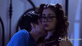 Petite Curly Teen Loses Virginity in Doggystyle Deepthroat Bent Over Sex