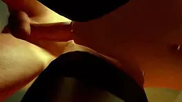 Hermione Granger moans during blowjob in stockings fantasy. 😏