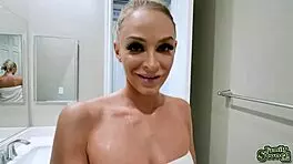 Husband Enjoys Hot Wife And Stepdaughter In Threesome With Monster Cock