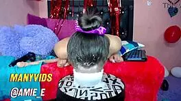 Slut white girl loves throat fucking!