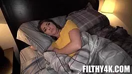 Getting My Step-Daughter Out Of Bed By Fucking Her Hard