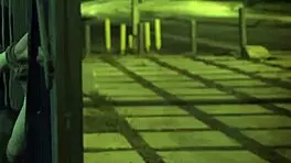 Blonde Teen Bound and Anal Punished in Garage