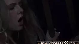 Blonde Teen Bound and Anal Punished in Garage