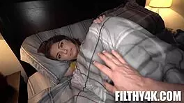 Getting My Step-Daughter Out Of Bed By Fucking Her Hard