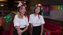 Hardly Working Stepsisters Fucked Hard By Asia Lee And Lindsey Lakes