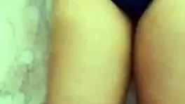 Hot Desi girlfriend masturbating in bathroom with dirty talk!