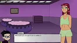 18Titans Part 2 - Starfire Sucks Dick Like a Pro! 😜