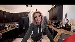 Stepmom Mandy Rhea pretends she's my girlfriend in bedroom