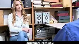 Cuteshoplifter - cute blonde teen 18+ shoplifter strip searched and fucked by loss prevention officer - lana sharapova