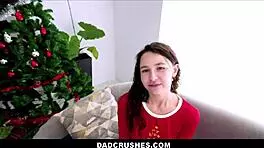 Liz Jordan surprises stepdad Mike Mancini with a blowjob gift in POV