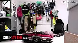 Bratty shoplifter from stepfamily gets caught and punished