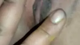 I fingring her pussy with my big cock