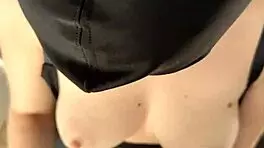 Big Tits Babe Performs Oral