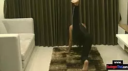 A guy films his hot Asian girlfriend giving a blowjob and getting hardcore sex.