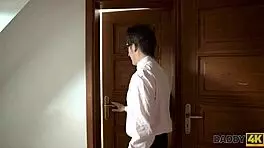 Jennifer Simons, are you ready for daddy? The old man captures his teen slut for some fun