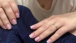 通过内裤按摩鸡巴折磨他！不允许高潮！