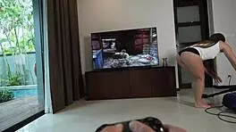 Hey, can I play with your dick instead of PlayStation? Real sex! 😜