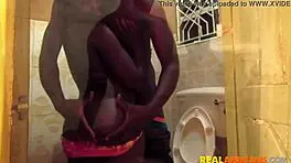Black teen rides in shower