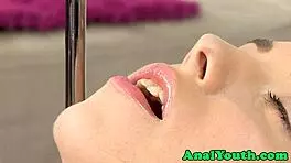 Cute teen anally fucked with tattoos!