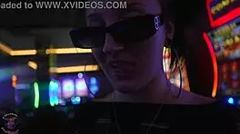 Hey, raven vice meets old man for fun at the casino! 😏