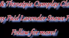 Massive cum facial for skinny brunette teen 18+ in pigtails cum play close up