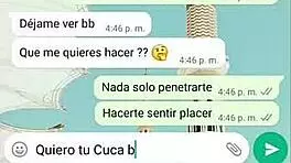 Tati and I started with hot WhatsApp chats, then fucked in the office