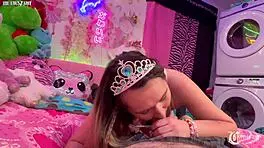 Stepsister Mia Kay Sucks Wet Sloppy Blowjob