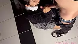 We left class late and I took my shy classmate home for some fun 😏