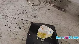 If you want cake stepbro eet it off of me