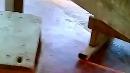 hidden upskirt of athletic colombian model in skirt