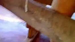 hidden upskirt of athletic colombian model in skirt