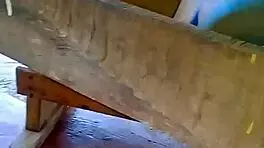 hidden upskirt of athletic colombian model in skirt