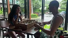 i lost a game and went for a walk outside with cum on my face