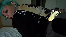 damn i lost the bet and now i owe my stepbrother a sucking wish with natural tits pov