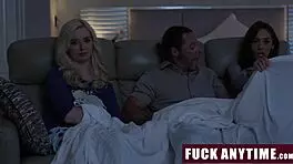 My stepdaughter brings her BFF for a wild sleepover at our freeuse home.