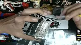 it's time to finish painting the little 18+ grey alien with some dildo art business.