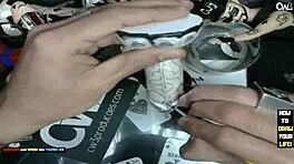 it's time to finish painting the little 18+ grey alien with some dildo art business.