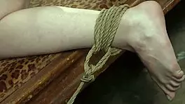 Hey, wanna see this Euro teen 18+ tied up for anal?