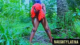 hot bush fucked hardcore in missionary and doggystyle session