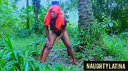 hot bush fucked hardcore in missionary and doggystyle session