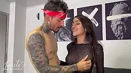 casting in colombia turns wild with petite 18+ slut getting creampied