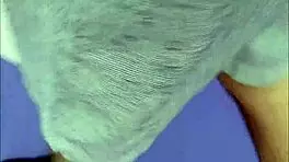 Wife shows off big ass in market without panties