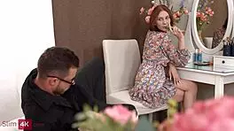 Misha murkovski fucks redhead teen near makeup mirror