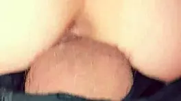 that cute innocent girl is letting a thick cock slide into her tight pussy